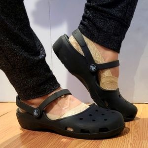 Rare Slimmer Crocs with Extra Strap